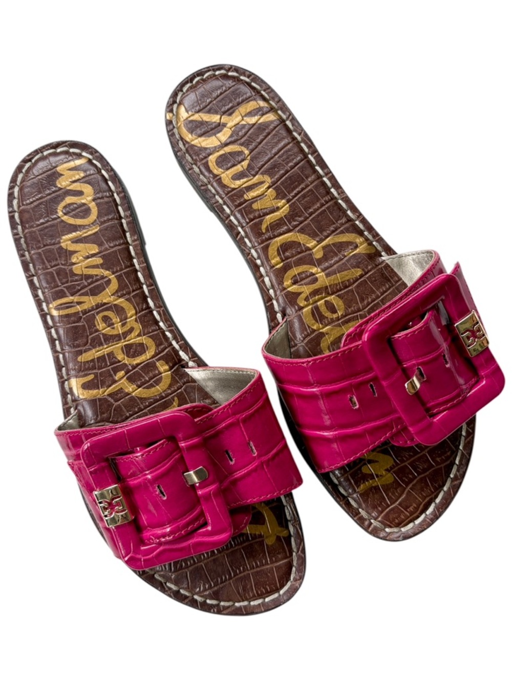 EUC Sam Edelman Leather Granada Sandals Pink Size 6.5